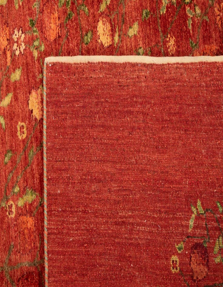 Detail image of 5' 8 x 8' 1  Hand Knotted Amaleh Persian Wool Rug