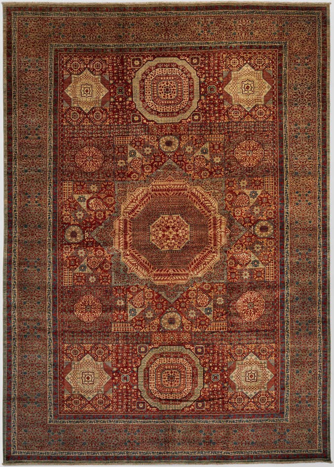 Detail image of 12' 2 x 17' 5 Amina Wool Rug