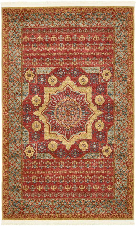 Detailansicht von 95cm x 160cm Mamluk Teppich