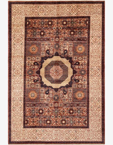 6' x 8' 10 Hand Knotted Amina Rug
