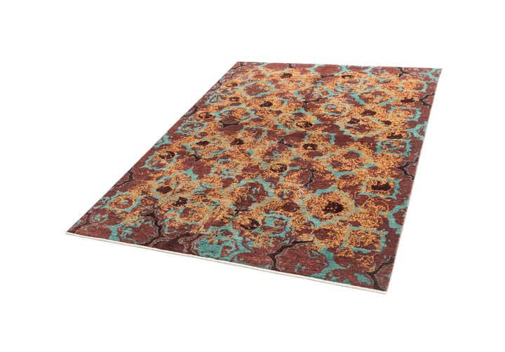 5' 6 x 7' 4 Hand Knotted Anar Rug