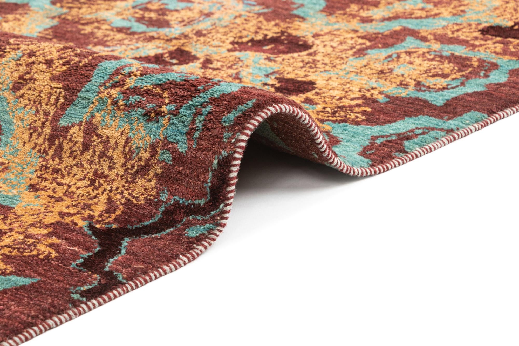 5' 6 x 7' 4 Hand Knotted Anar Rug