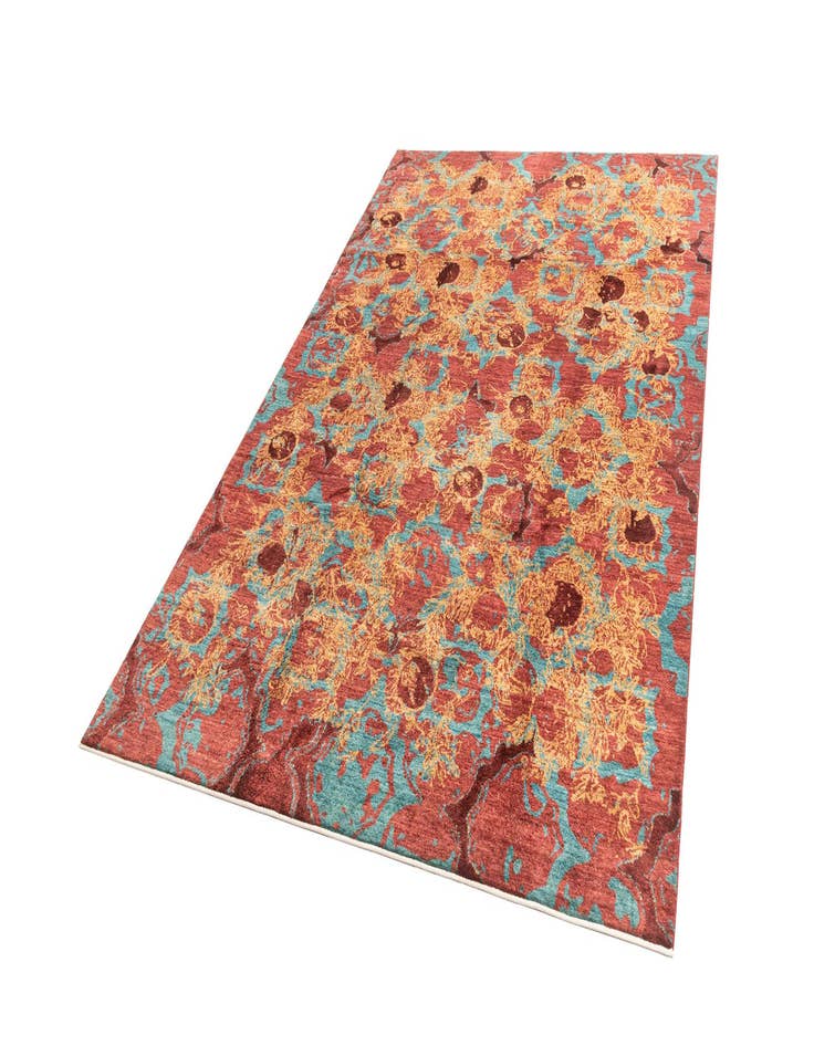 Detail image of 6' 7 x 10' 2 Hand Knotted Anar Rug