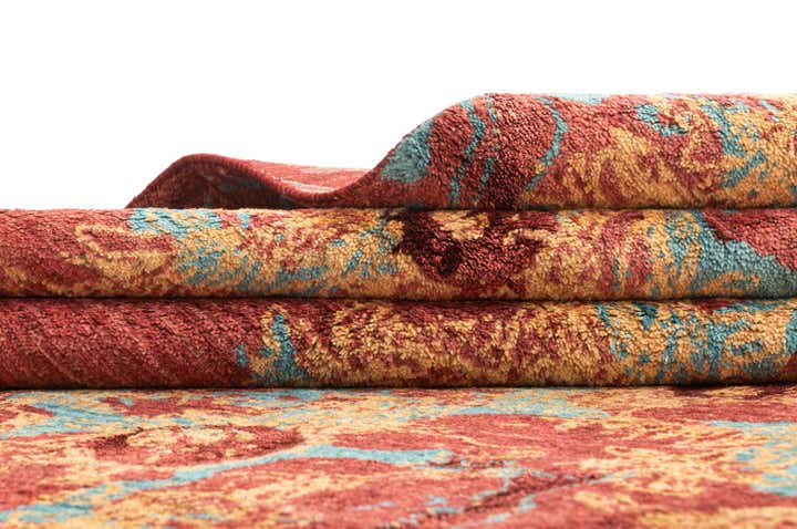 6' 7 x 10' 2 Hand Knotted Anar Rug
