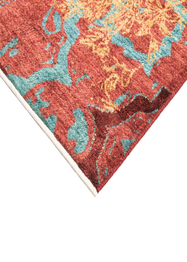 6' 7 x 10' 2 Hand Knotted Anar Rug