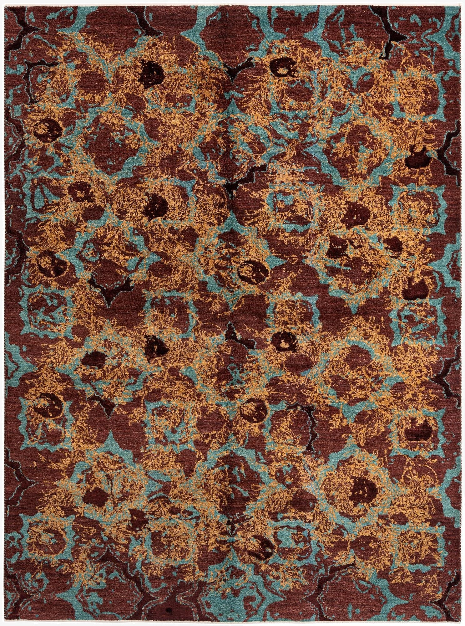 5' 6 x 7' 4  Hand Knotted Anar Rug