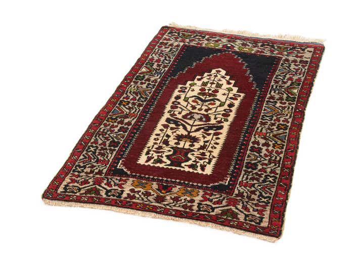 2' 8 x 4' 2 Hand Knotted Anatolian Oriental Wool Rug