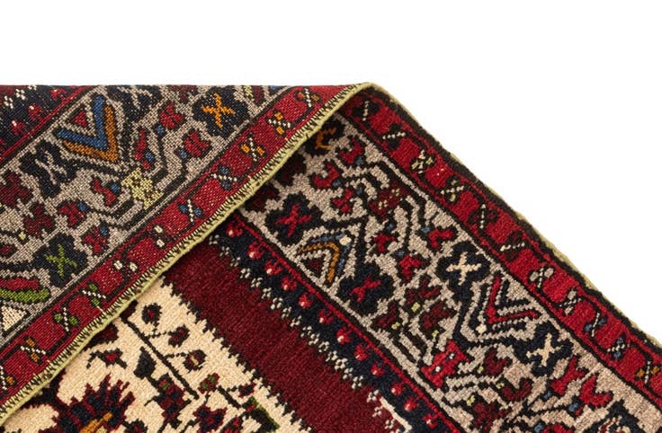 Detail image of 2' 8 x 4' 2 Hand Knotted Anatolian Oriental Wool Rug