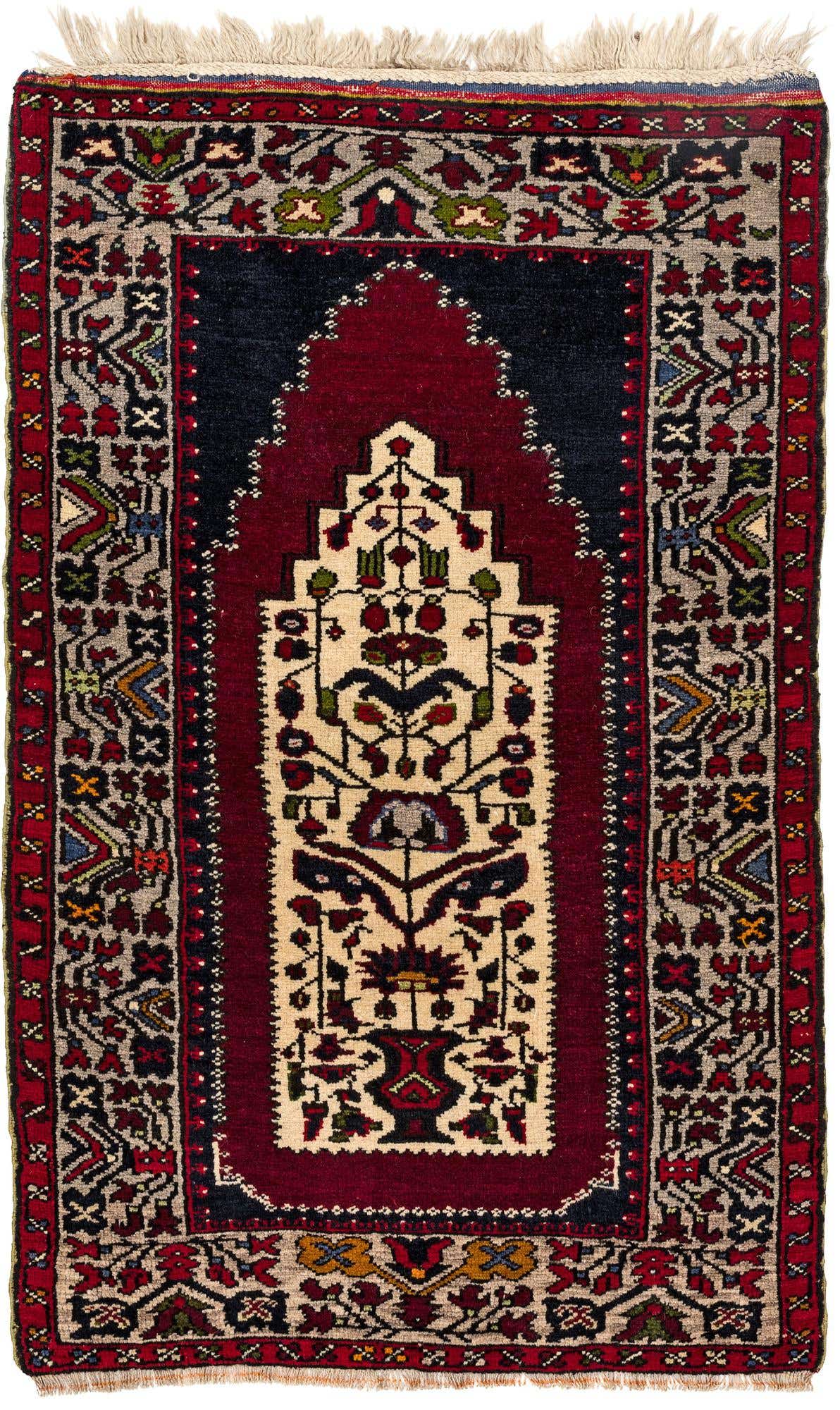 2' 8 x 4' 2 Hand Knotted Anatolian Oriental Wool Rug