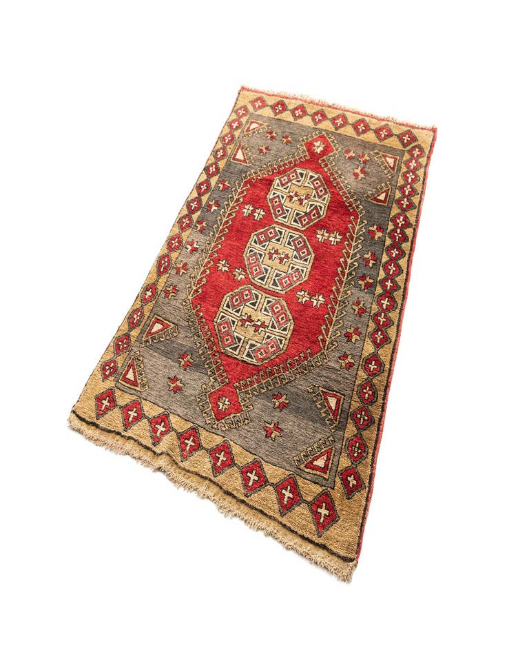 Detail image of 4' 1 x 6' Hand Knotted Anatolian Wool Rug
