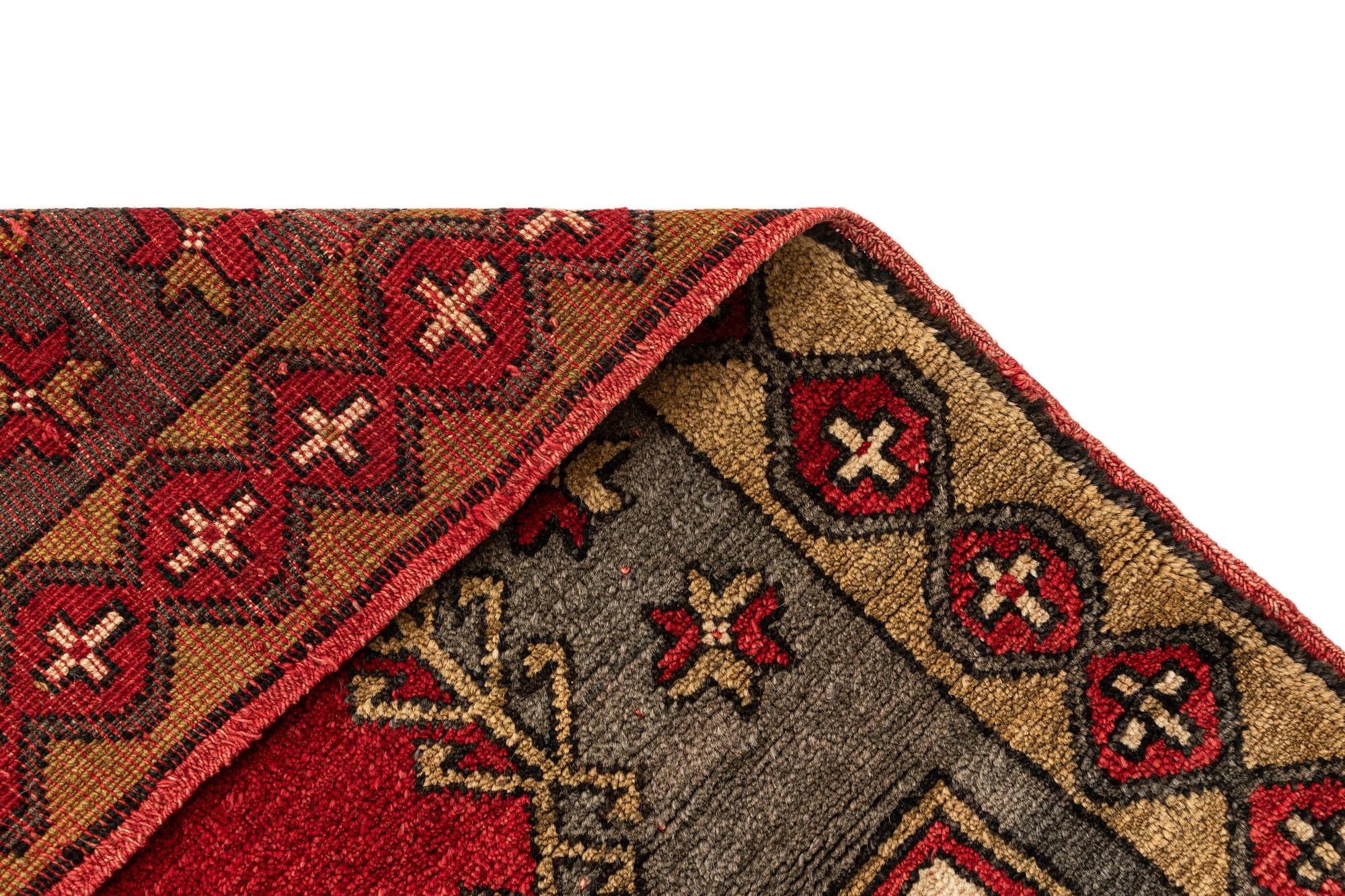 4' 1 x 6' Hand Knotted Anatolian Wool Rug