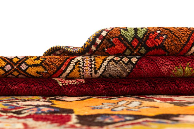 Detail image of 6' x 7' 3 Hand Knotted Anatolian Wool Rug