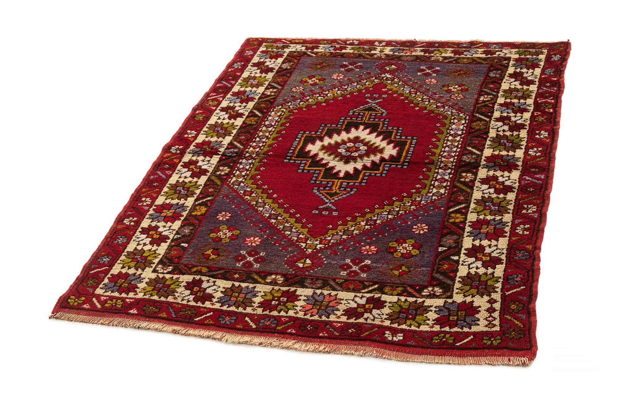 3' 8 x 5' Hand Knotted Anatolian Wool Rug