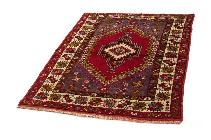 Detail image of 3' 8 x 5' Hand Knotted Anatolian Wool Rug