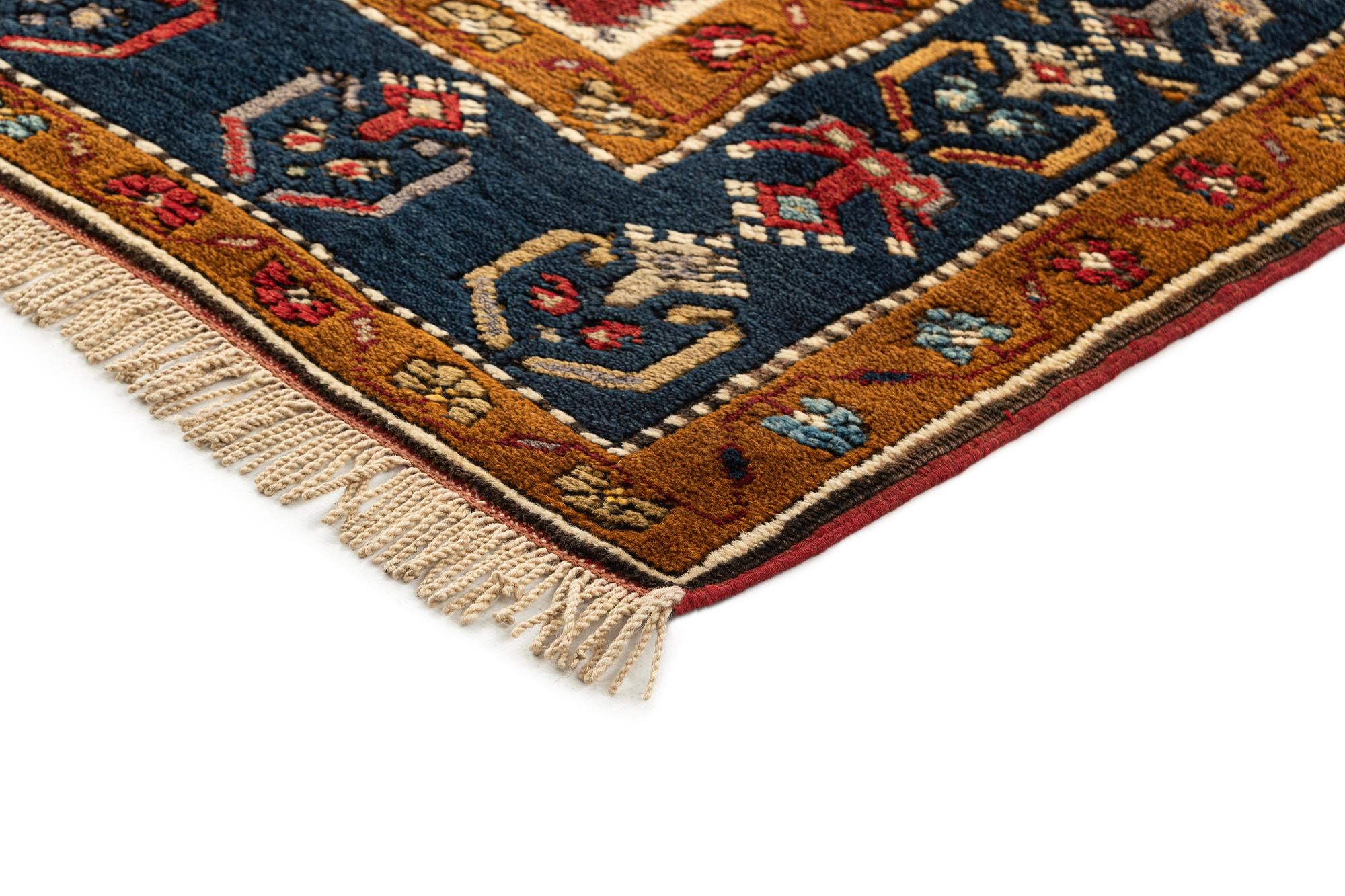 3' 8 x 6' 6 Hand Knotted Anatolian Oriental Wool Rug