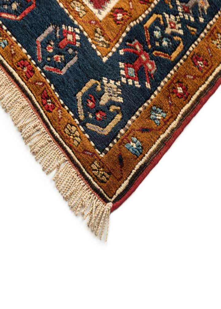 3' 8 x 6' 6 Hand Knotted Anatolian Oriental Wool Rug