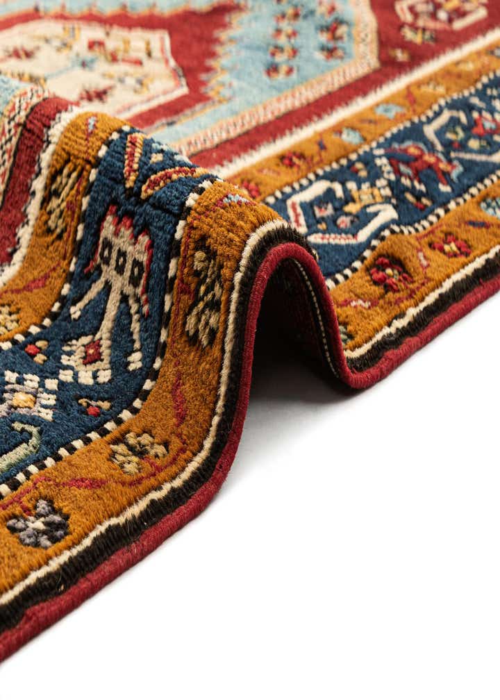 3' 8 x 6' 6 Hand Knotted Anatolian Oriental Wool Rug