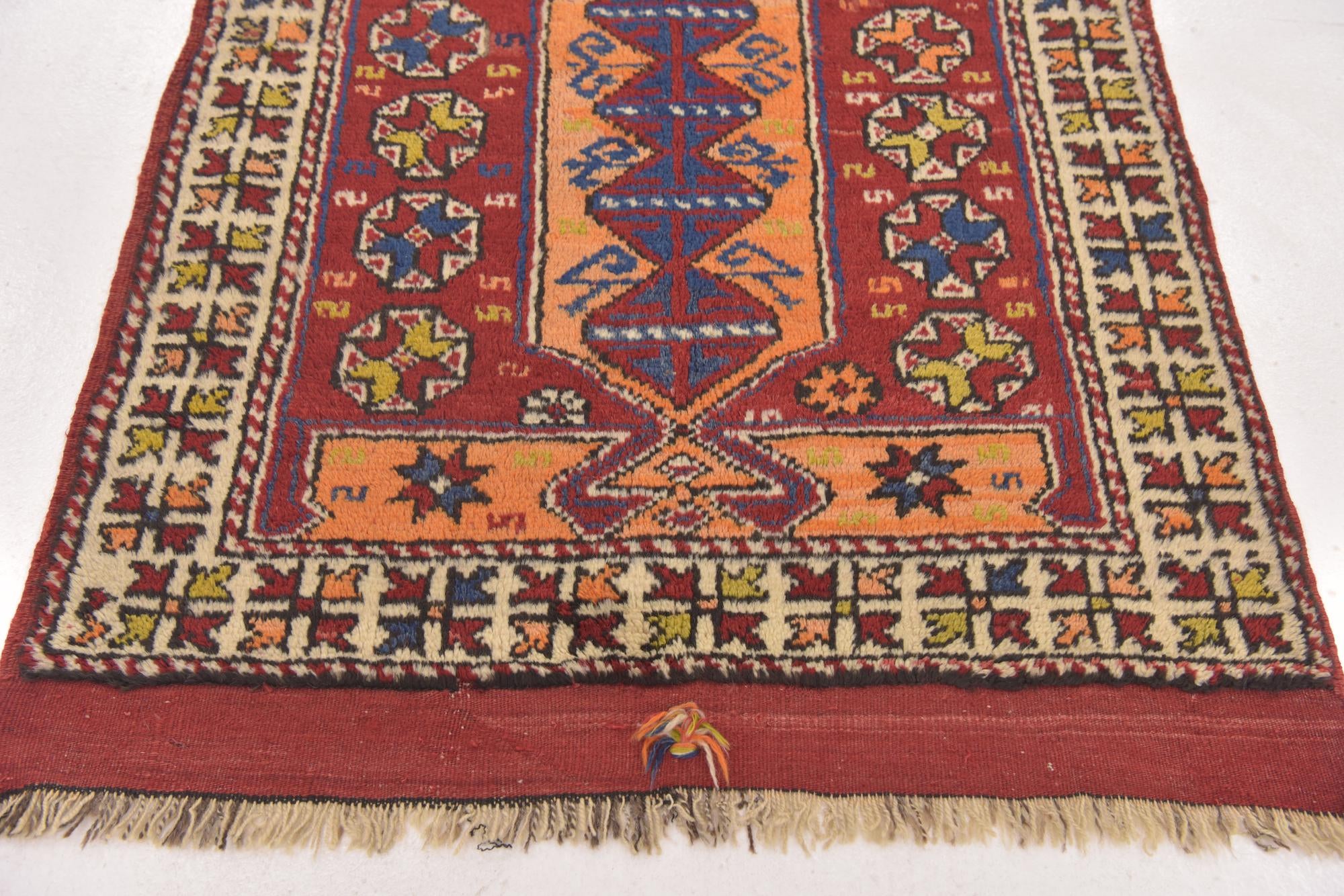 3' x 4' 5 Hand Knotted Anatolian Wool Rug