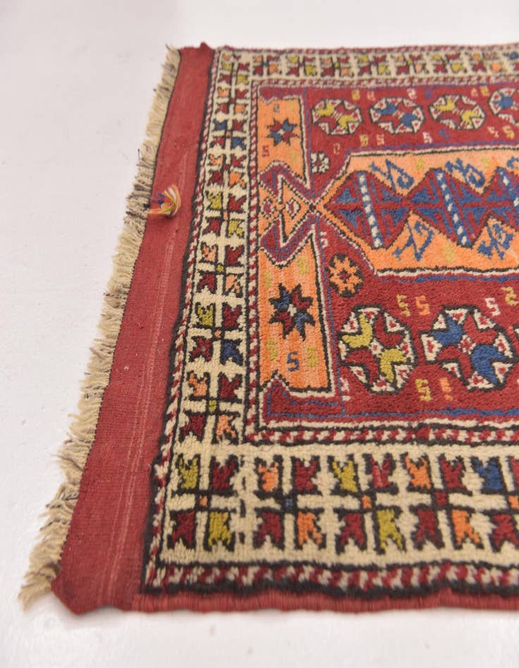 Detail image of 3' x 4' 5 Hand Knotted Anatolian Wool Rug