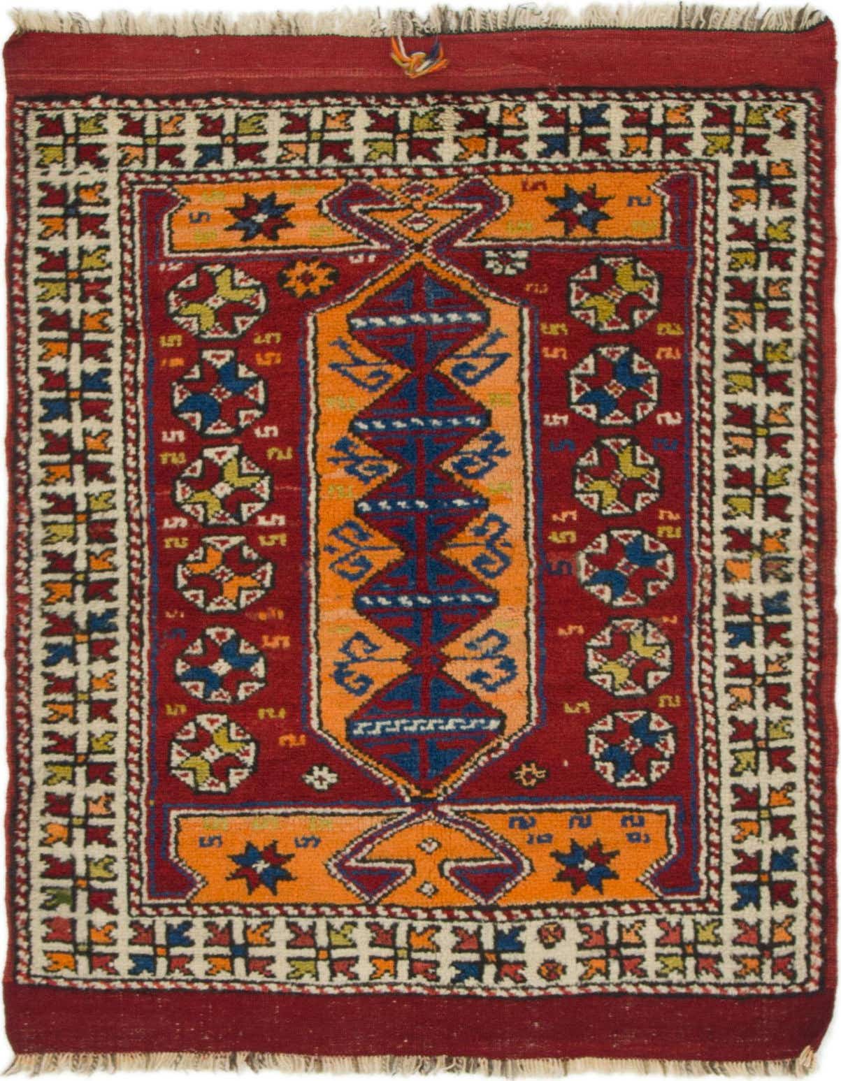 3' x 4' 5 Hand Knotted Anatolian Wool Rug