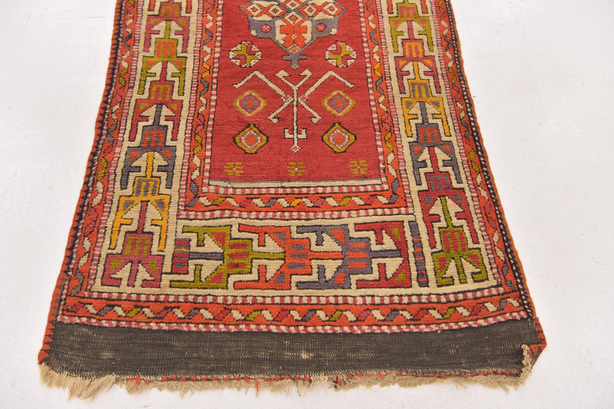 2' 7 x 5' 2 Hand Knotted Anatolian Oriental Wool Rug