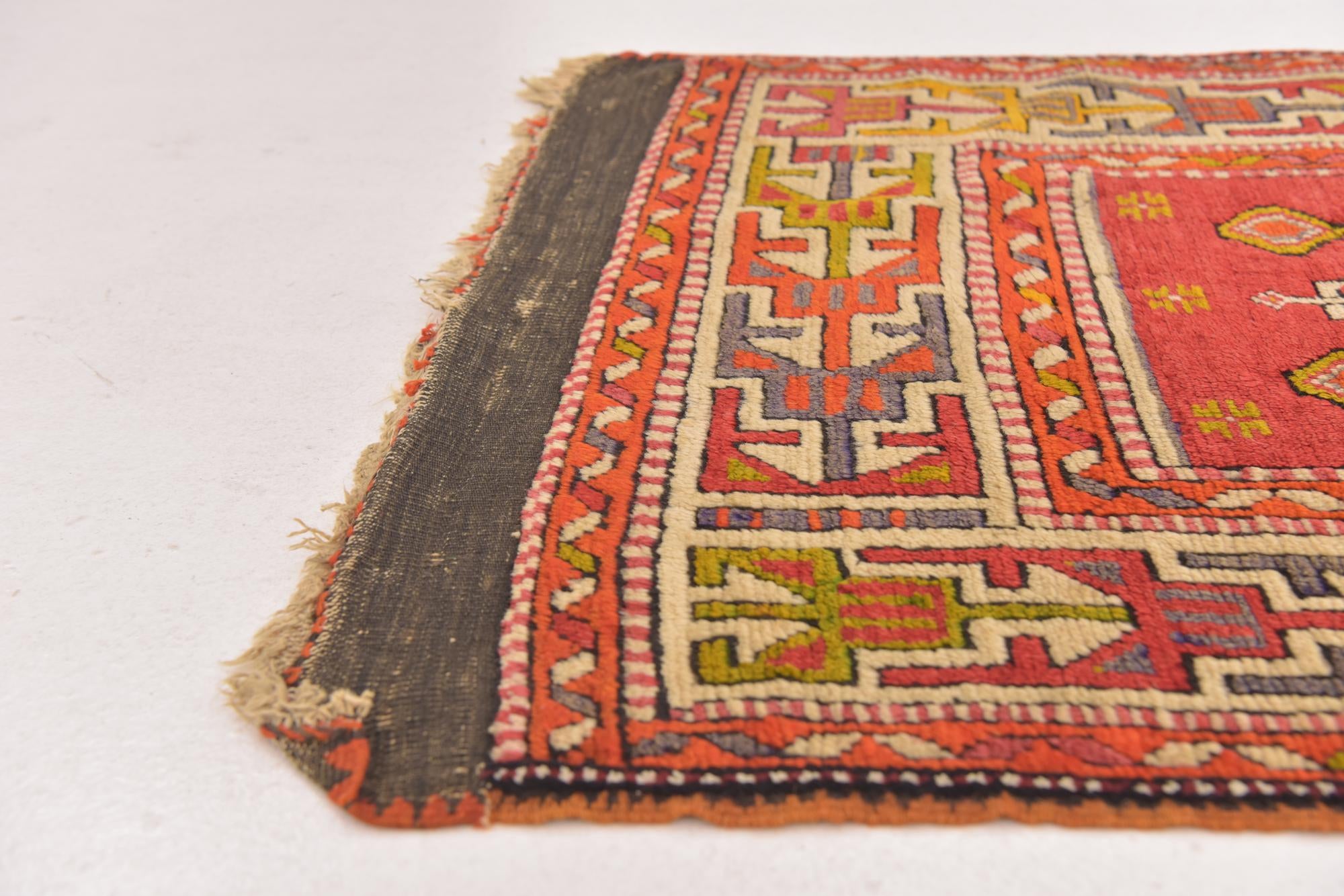 2' 7 x 5' 2 Hand Knotted Anatolian Oriental Wool Rug