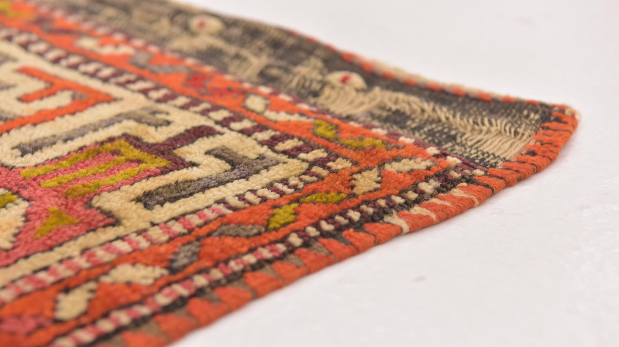 2' 7 x 5' 2 Hand Knotted Anatolian Oriental Wool Rug