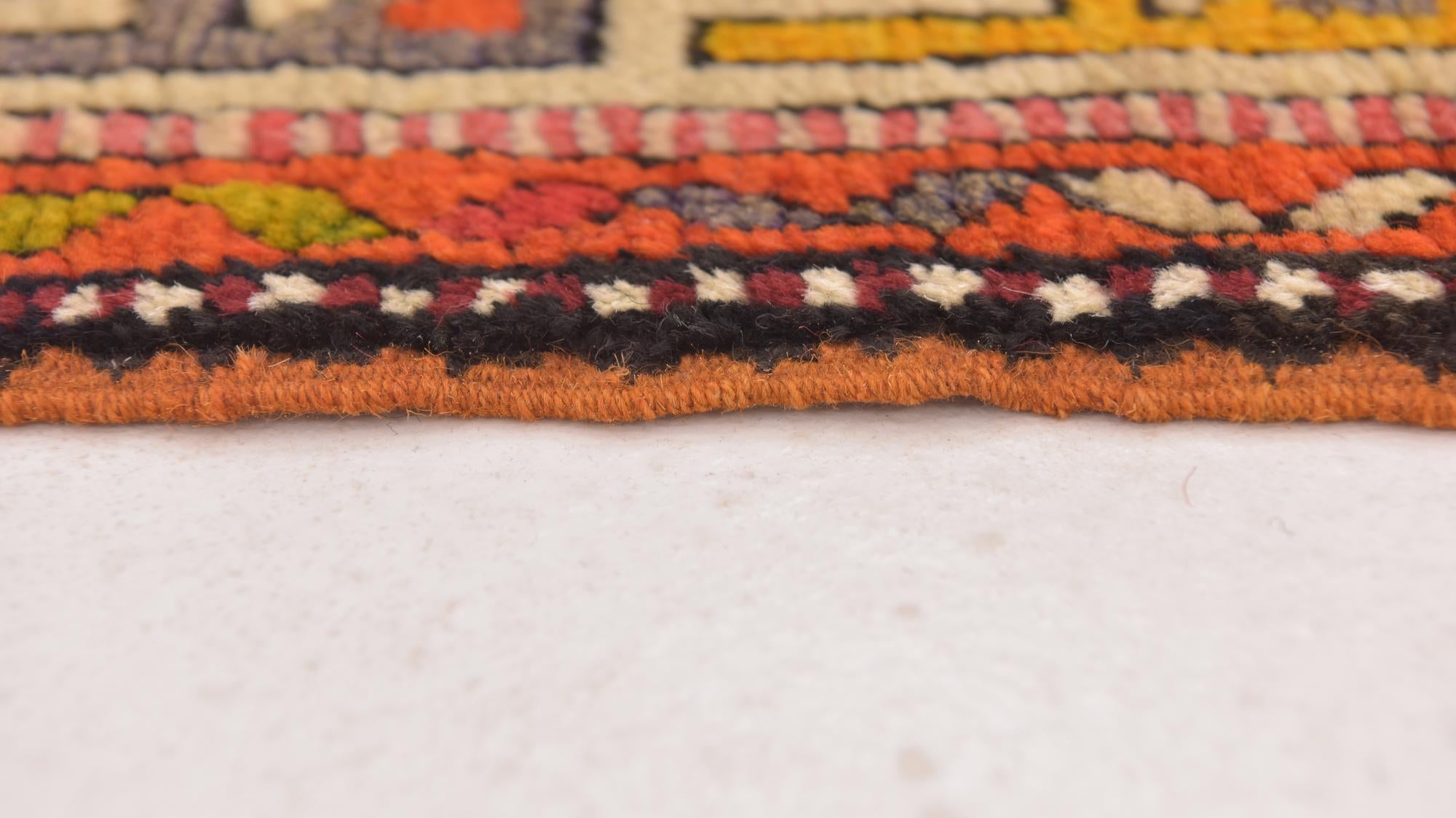 2' 7 x 5' 2 Hand Knotted Anatolian Oriental Wool Rug