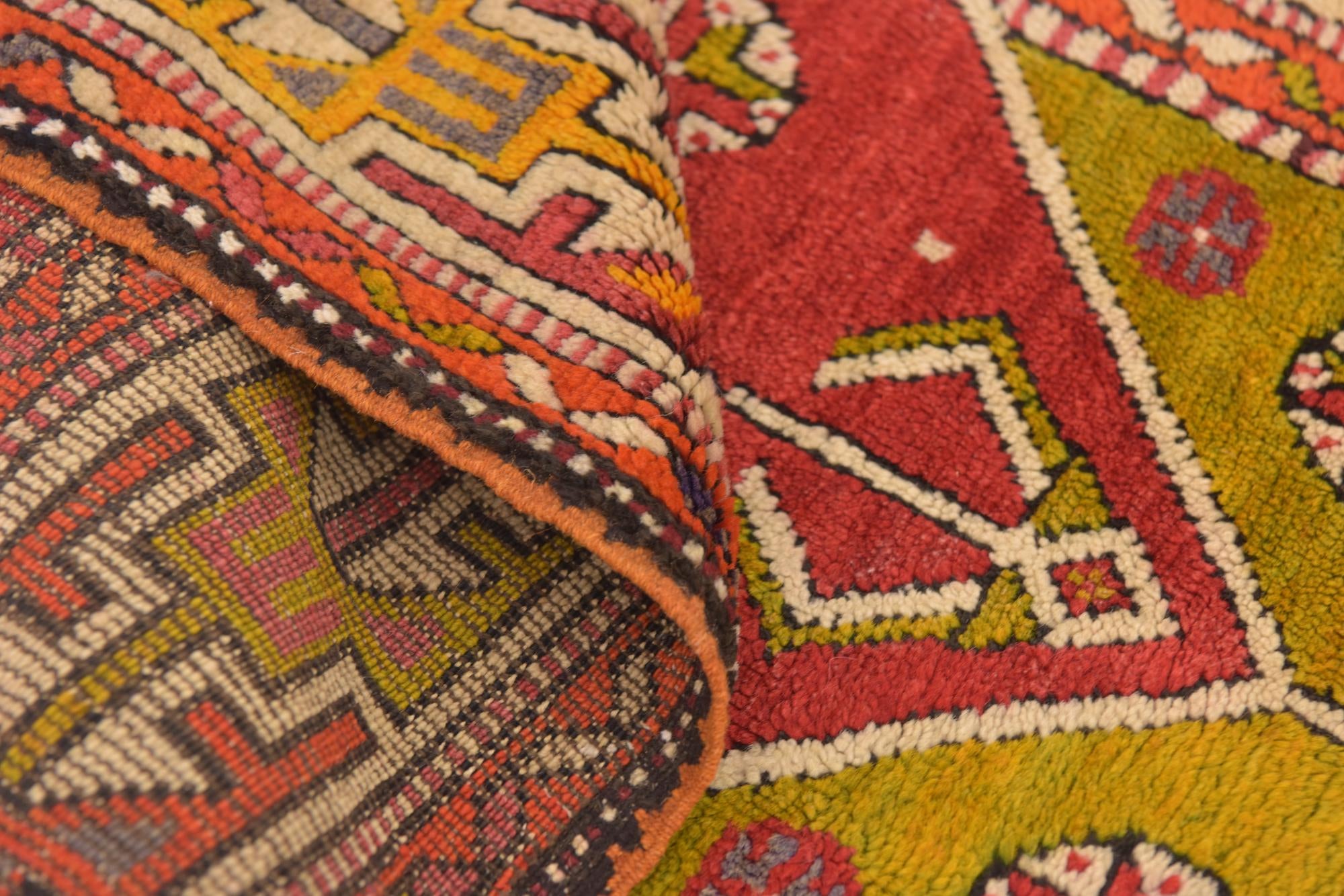 2' 7 x 5' 2 Hand Knotted Anatolian Oriental Wool Rug