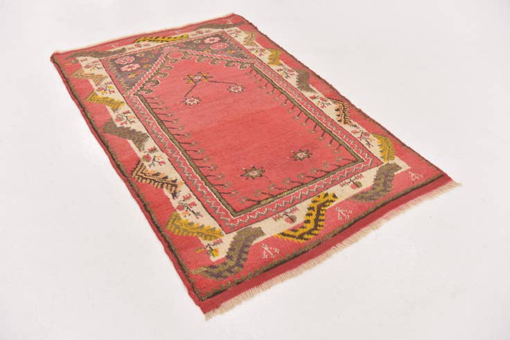 Detail image of 3' x 4' 7 Hand Knotted Anatolian Wool Rug
