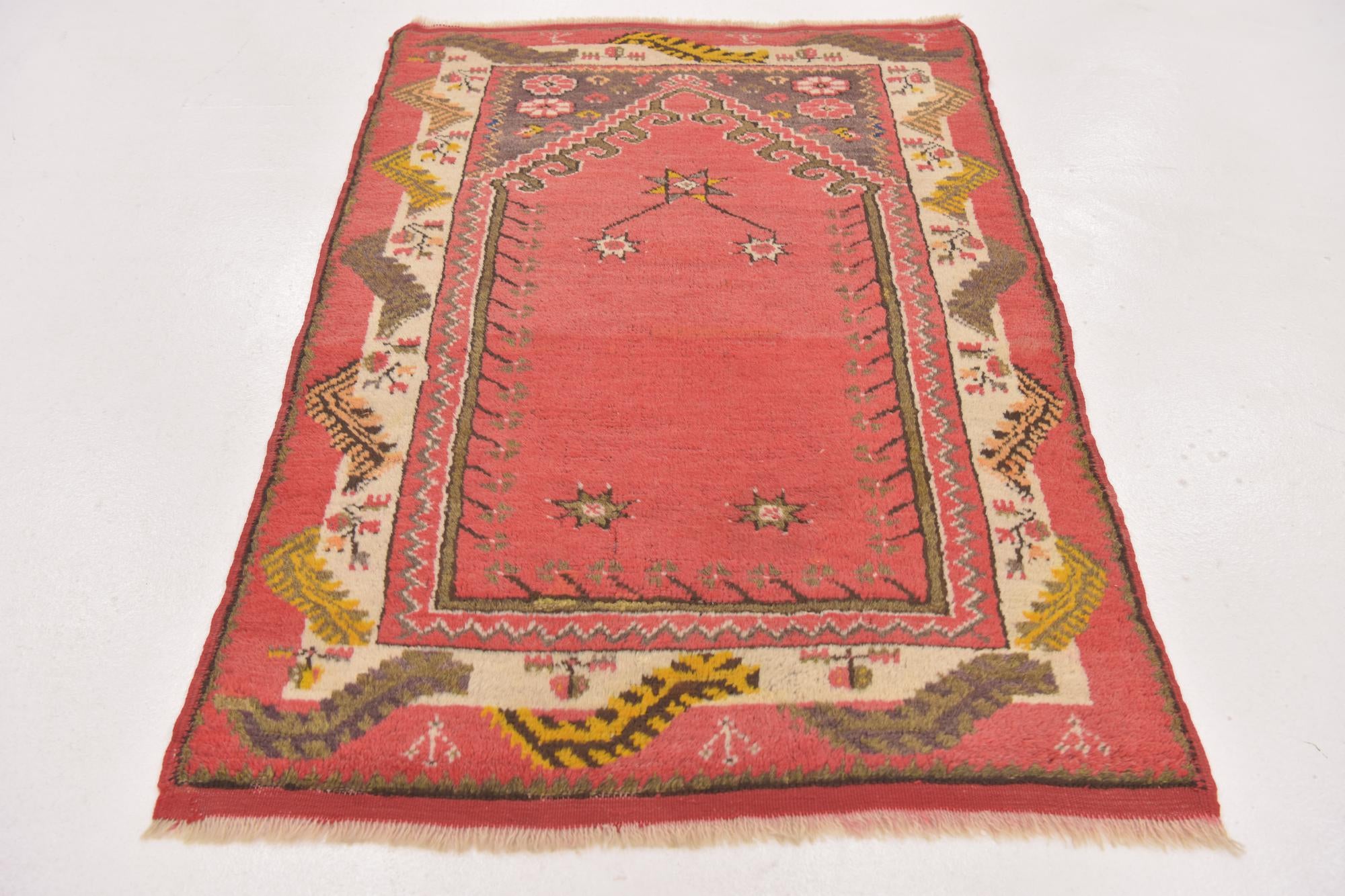 3' x 4' 7 Hand Knotted Anatolian Wool Rug