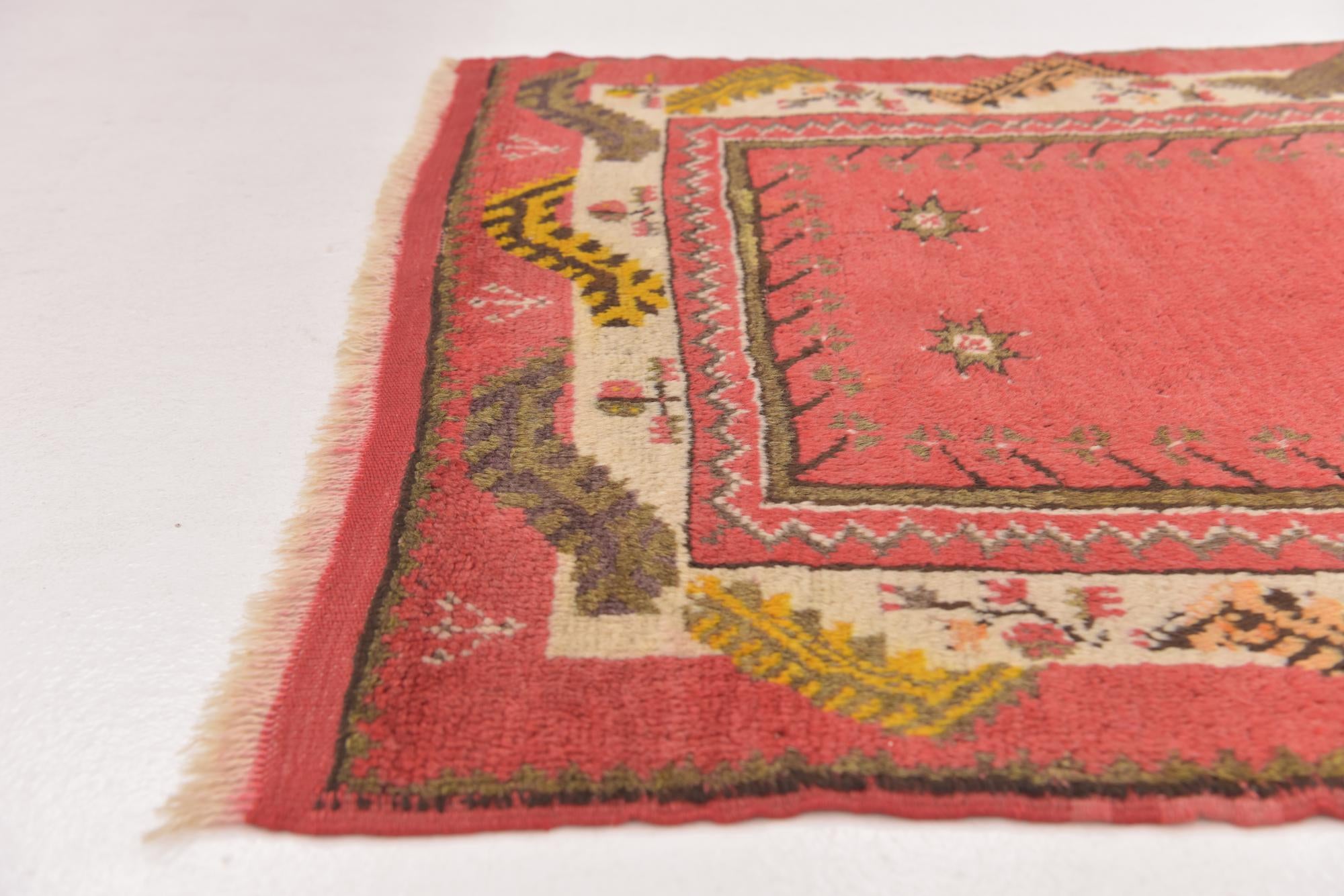 3' x 4' 7 Hand Knotted Anatolian Wool Rug