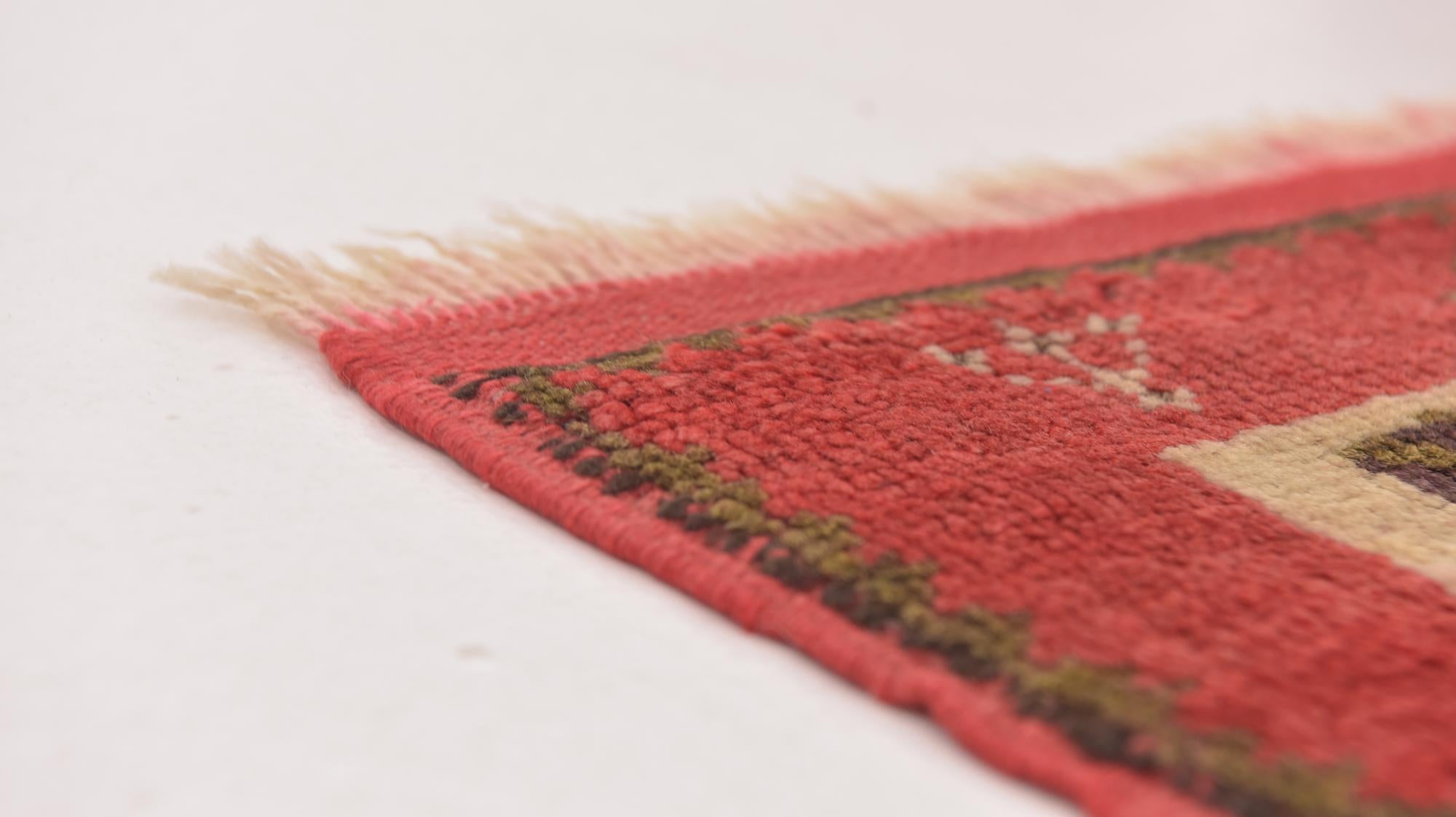 3' x 4' 7 Hand Knotted Anatolian Wool Rug