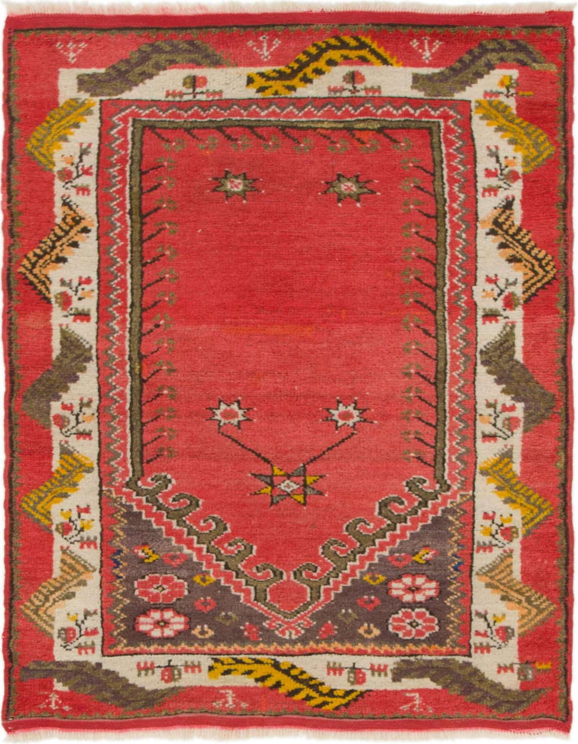 3' x 4' 7 Hand Knotted Anatolian Wool Rug