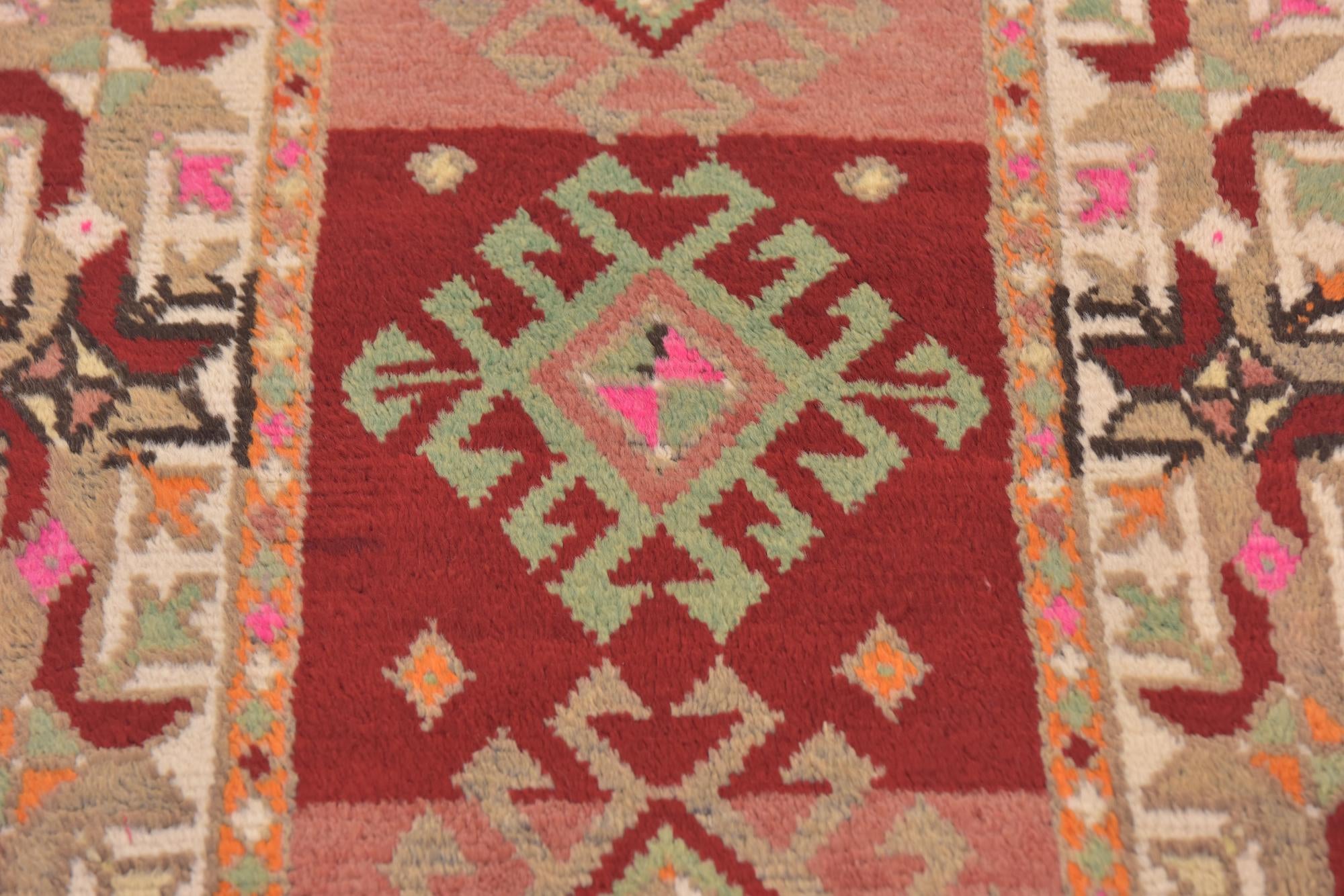 2' 3 x 3' 10 Hand Knotted Anatolian Wool Rug