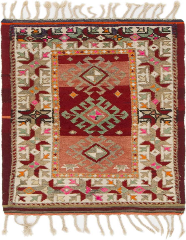 Detail image of 2' 3 x 3' 10 Hand Knotted Anatolian Wool Rug