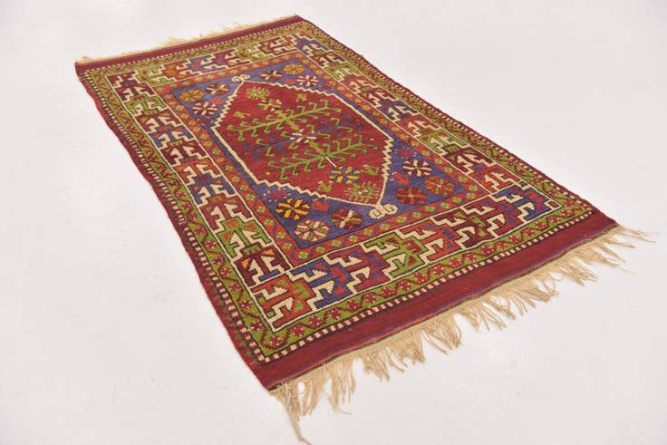 Detail image of 3' x 5' 2 Hand Knotted Anatolian Wool Rug