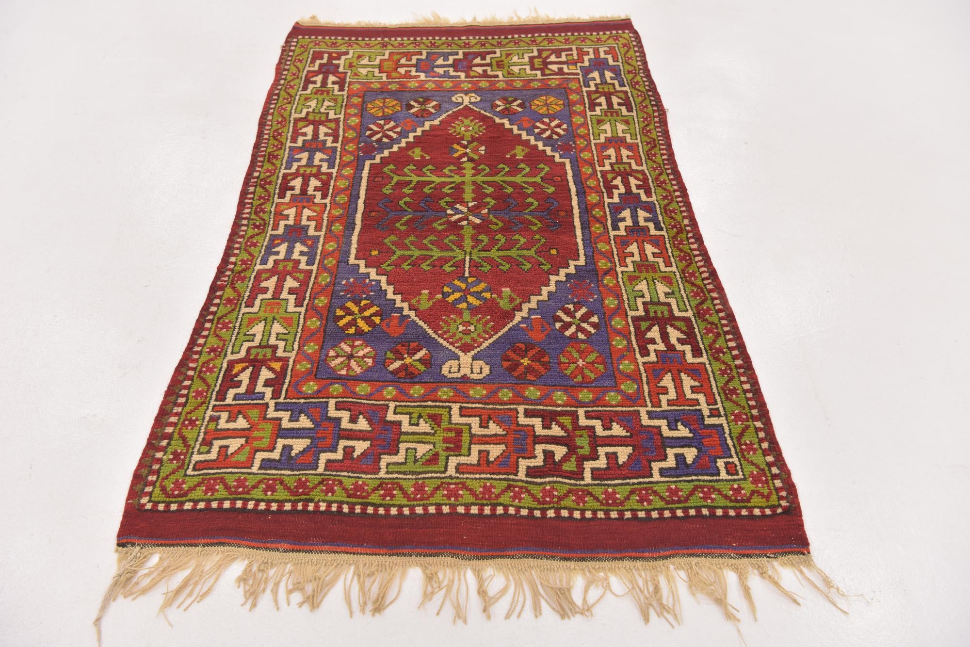 3' x 5' 2 Hand Knotted Anatolian Wool Rug
