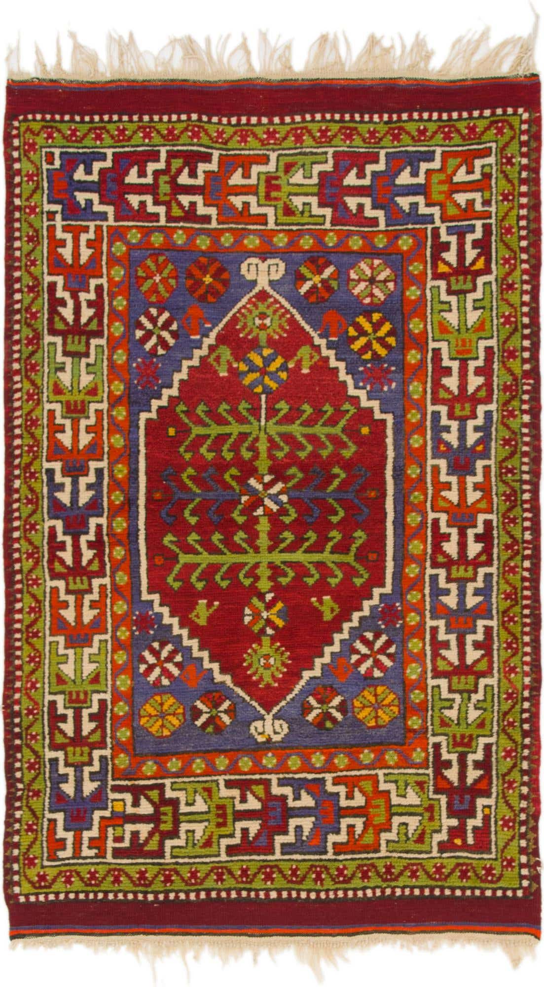 3' x 5' 2 Hand Knotted Anatolian Wool Rug
