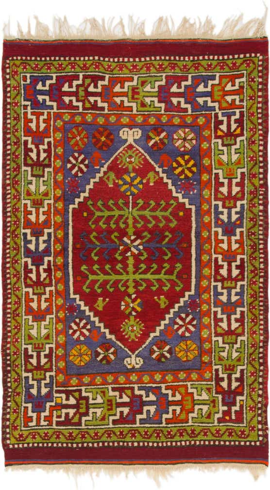 3' x 5' 2 Hand Knotted Anatolian Wool Rug