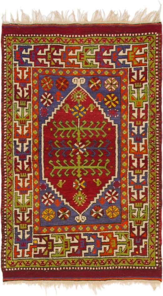 Detail image of 3' x 5' 2 Hand Knotted Anatolian Wool Rug