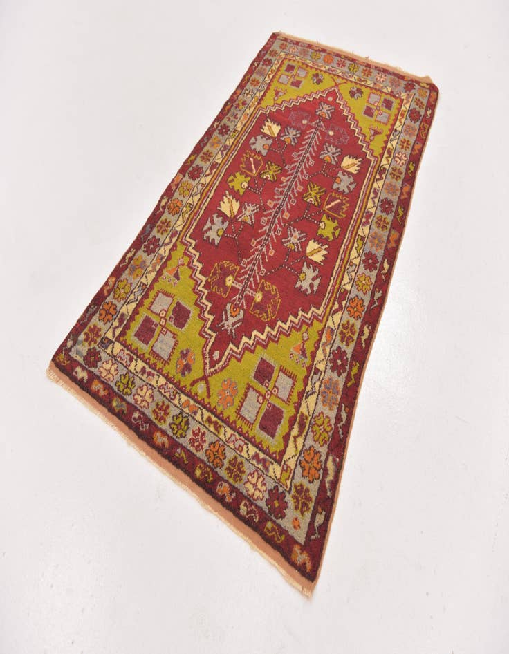 Detail image of 3' x 5' 4  Hand Knotted Anatolian Oriental Wool Rug