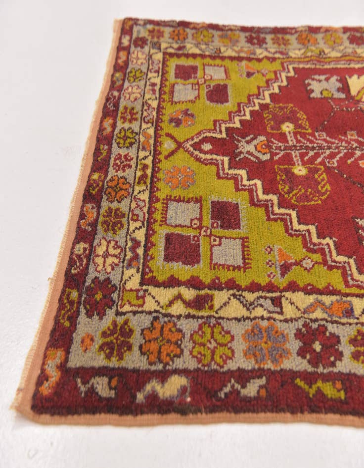 Detail image of 3' x 5' 4  Hand Knotted Anatolian Oriental Wool Rug