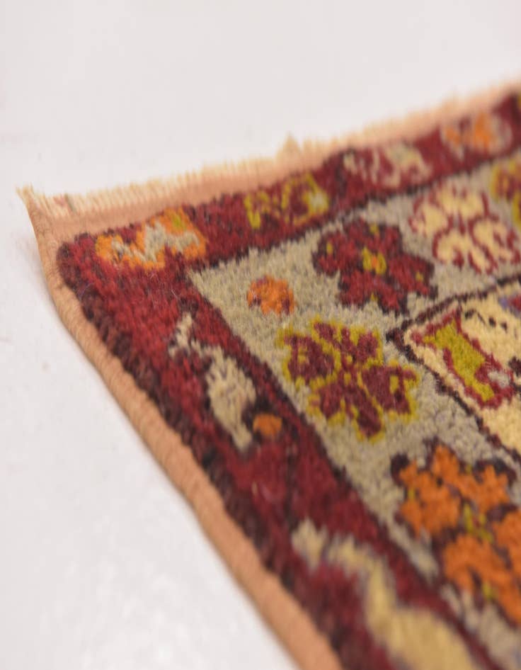 Detail image of 3' x 5' 4  Hand Knotted Anatolian Oriental Wool Rug