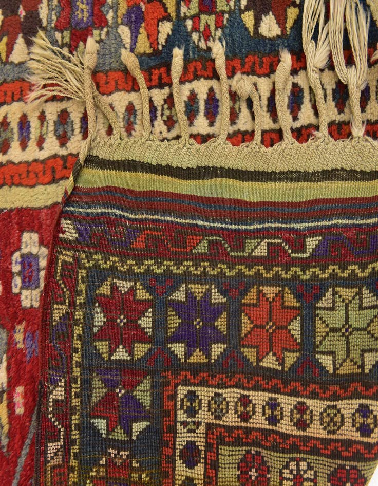 Detail image of 3' 6 x 5'  Hand Knotted Anatolian Wool Rug