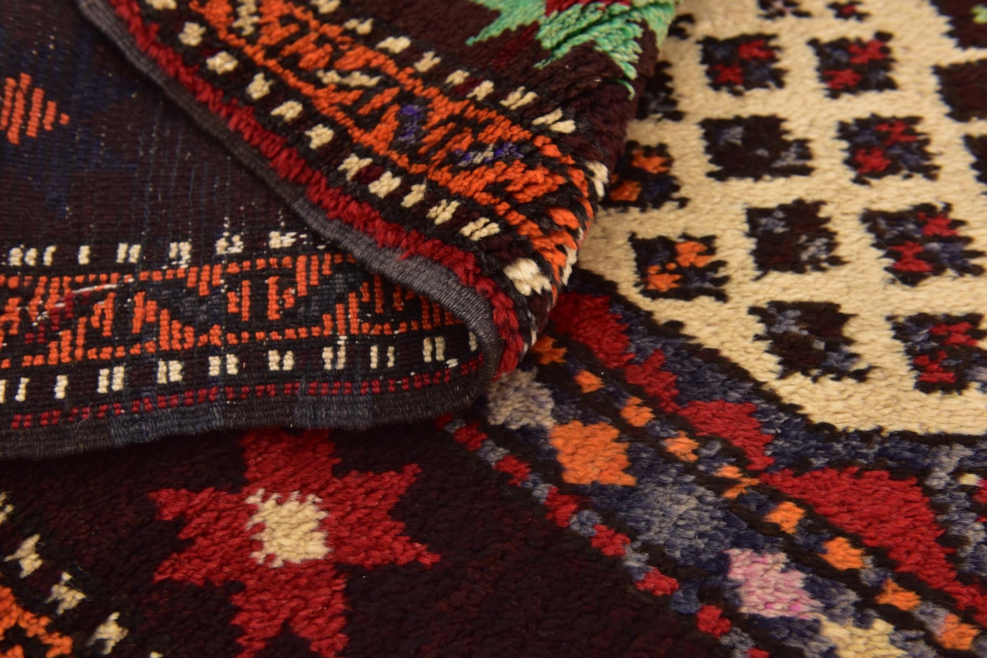 3' 9 x 6' 2 Hand Knotted Anatolian Wool Rug