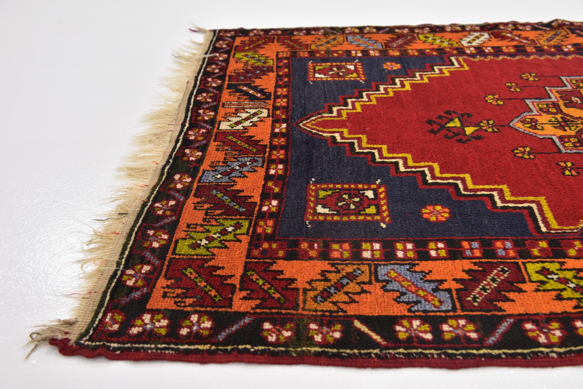 3' 6 x 5' 8 Hand Knotted Anatolian Wool Rug