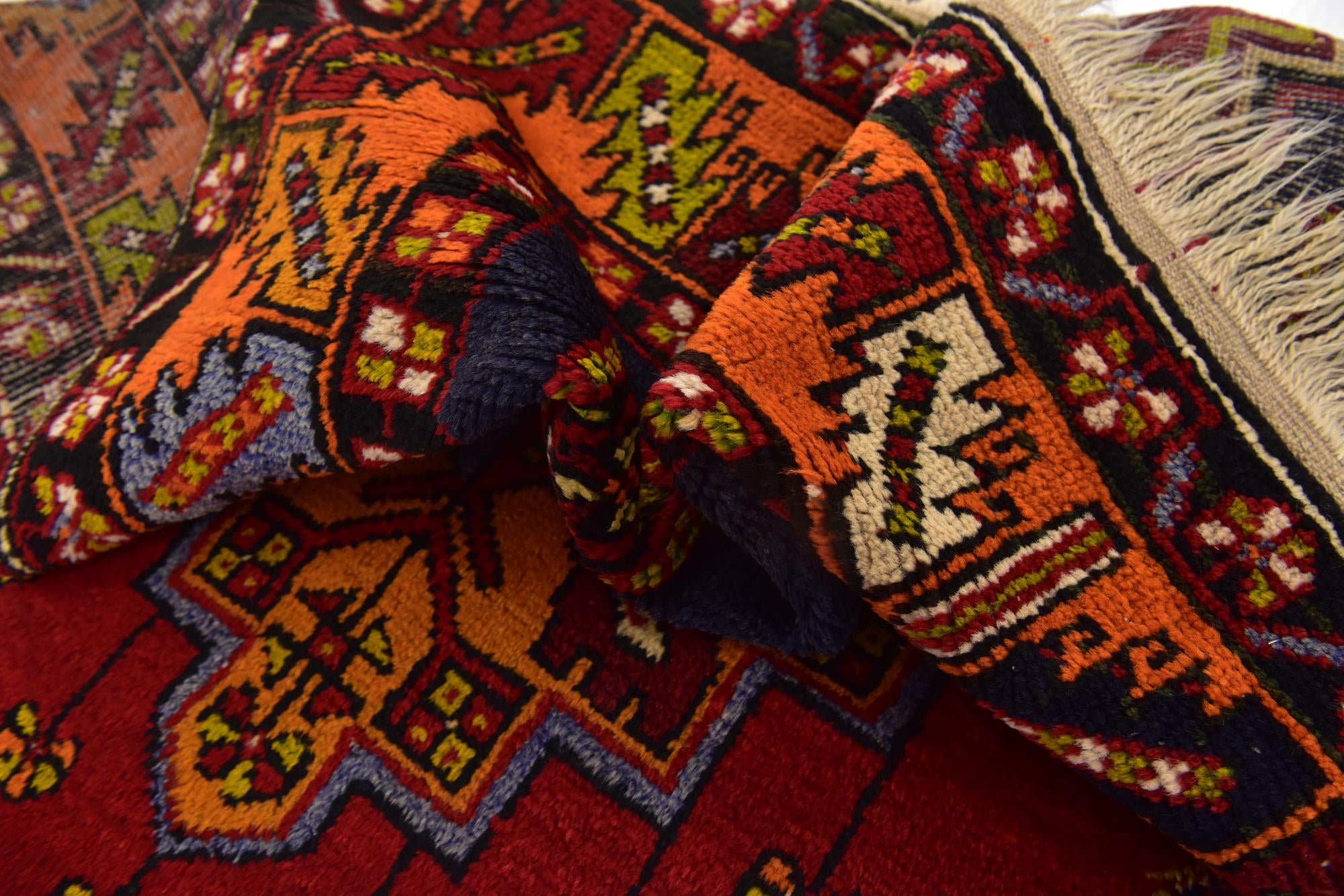 3' 6 x 5' 8 Hand Knotted Anatolian Wool Rug