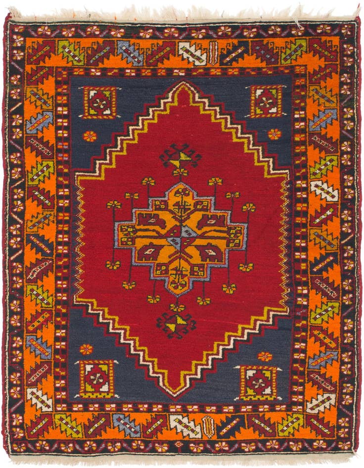 Detail image of 3' 6 x 5' 8 Hand Knotted Anatolian Wool Rug