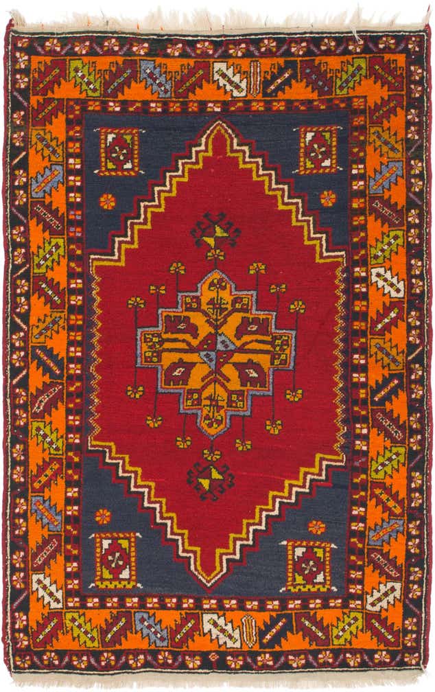105cm x 175cm Handgeknüpft Anatolian Wolle Teppich